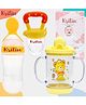 Kritiu Baby Food Feeder Fruit Nibbler & Sipper Combo - Multicolor
