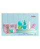Kritiu Baby 4 in 1 Grooming Manicure & Pedicure Nail Essential Kit with Baby Silicone Soft Bristles Finger Brush for Oral Dental Care - Multicolour