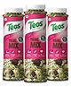 Teos Trail Mix 6 in 1 Roasted And Salted (Almonds, Cranberry, Mix seeds & dried Pineapple) Pack of 3-390 g