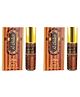 Nabeel - Al Ghadeer Premium Attar Roll-on Perfume Oil | 100% Non Alcoholic | Vibrant Oriental fragrance with a blend of Lemon, Bergamot, Rose, Sandalwood, Musk & Vanilla | 6ml (Set of 2) | Made in U.A.E (Dark Red)