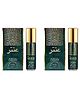 Nabeel - Antar Premium Attar Roll-on Perfume Oil  100% Non Alcoholic  Captivating unisex scent combining Cedarwood & Jasmine with a touch of Saffron - 6ml (Set of 2)  Made in U.A.E