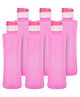 G-Pet Sipper Water Bottles Pack of 6 Daffodil Pink - 1000 ml