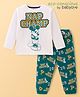 Babyoye Disney Interlock Cotton Knit Full Sleeves Night Suit With Mickey Mouse Graphics - Multicolour