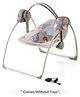 Baby Swing with 3-Point Safety Harness - Grey