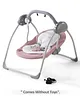 Baby Swing with 3-Point Safety Harness - Pink