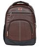 PB Pearlbags 824F 30 L Faux Leather Laptop Backpack For School, Height 18 inch -Brown