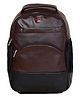 PB Pearlbags 823F 30 L Faux Leather 18 inch height Laptop Backpack For School -Brown