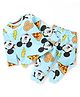Babyhug Disney Single Jersey Full Sleeve Night Suit Mickey Mouse All Over Print - Light Blue