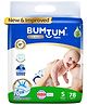 Bumtum Baby Diaper Pants with Double Layer Leakage Protection Infused With Aloe Vera, Cottony Soft High Absorb Technology  Small - 78 Pieces