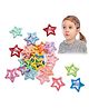 Ziory Set Of 20 Star Shape Tic Tac Pins - Multi Colour