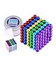 Lattice Magnetic Ball Toy with 216 Pieces - Multicolor