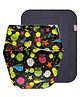 Dumbledo Unisex Premium Cloth Diaper With Leak-Proof, Absorbent 6-Layer Black Insert-Dryfeel With Comfortable Fit For 3 Months To 3 Years, Pack Of 1, One Size Diaper With Insert/Pad