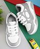 Steprite Colour Blocked Lace Up Sneakers - Grey