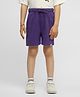 Somersault Solid Shorts - Purple