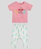 Somersault Half Sleeves Fruits Printed Top & Pant Set - Multi Colour