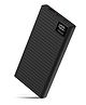 Foxin Powerbank FPB-183 POLY 10000MAH Dual Input  With Digital Display and upto 22.5W QC+PD OUTPUT - Black