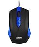 Foxin Smart Wired Plug & Play USB Mouse - Blue