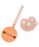  Zikku Baby pacifier with Travel case- Orange
