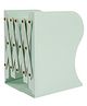 SYGA Bookends for Shelves, Book Organizer for Desk, Metal Bookends for Heavy Books, Book Holders for Shelves, Adjustable Decorative Bookends for Home Office(Light Green)