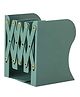 SYGA Bookends for Shelves, Book Organizer for Desk, Metal Bookends for Heavy Books, Book Holders for Shelves, Adjustable Decorative Bookends for Home Office(Dark Green)