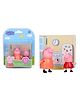 Peppa Pig & Mommy Twin Figure Pack - Multicolour