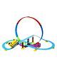 Toysire Electric Powered Train Track Set Motorized Engine DIY Self-Assemble Multi-Level Track Builder Set(39pcs)
