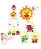 Toysire Musical Bed Ring Crib Cot Mobile Star Projection Light and Musical Non Toxic Plastic