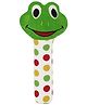 SnugglePuff Soft Froggy Rattle, Two Sounds: Rattle & Squeaker, Embroidered Face  Green