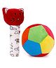 SnugglePuff Kitty Rattle (Two Sounds) & 11cm Ball Combo  Multicolor