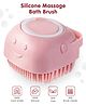 Silicone Massage Bath Brush - Pink