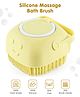 Silicone Massage Bath Brush - Yellow