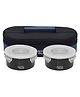 Jaypee Plus Stainless Steel Inner Micropac 2 Container Lunch Box Microwave Save Insulated Lunch Box Air Tight Insulated Tiffin Box For Kids & Office , 400 ml Black