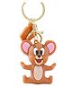 Paper Moon Jerry Cute miniature PVC rubber 3D Keychain Keyring 1pc - Multicolor