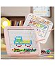 Happy Hues 2-in-1 Magnetic Dot Drawing Board & Color Number Maze for Kids- Montessori Educational Toys - Travel Games- Pink
