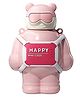 Little Surprise Box Pink Happy Ted Stainless Steel Water Bottle For Kids 450ml