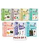 Clapjoy Combo Set of 7 Double Sided Flash Cards for Kids for 2 years & above