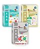 Clapjoy Double Sided Flash Cards for Kids Combo  (Alphabet, Numbers & Hindi)