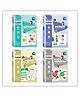 Clapjoy Double Sided Flash Cards for Kids Combo  (Action,Alphabet,Hindi,Number)