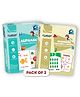 Clapjoy Double Sided Flash Cards for Kids Combo  (Alphabet & Numbers)