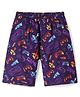Pine Kids Mid Thigh Swimming Board Shorts Games Print - Multicolour