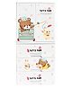 TOYPENTER Collapsible Kids Clothing Wardrobe | Portable Waterproof Multipurpose Storage/Adjustable 3 Drawers Almirah for Babies (Let's Fun) 