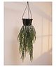 Arick Decor Artificial Plants Fake Antlers Leaf Long Flower Vine Wall Hanging Rattan Grass