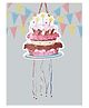 Funcart Happy Birthday Cake Pinata Khoi Bag - Multicolor