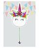Funcart Unicorn Face Theme Pinata Khoi Bag - Multicolor