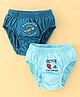 Revvo Junior Cotton Knit Briefs with Text Print Pack of 2 - Multicolour