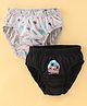 Revvo Junior Cotton Knit Briefs with Beach Theme  Print Pack of 2 - Multicolour