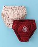 Revvo Junior Cotton Knit Briefs with Sailor Theme Print Pack of 2 - Multicolour