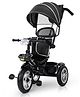 Baybee Klinto 2 in 1 Baby Tricycle for Kids, Plug N Play Kids Tricycle with Parental Control, Canopy, Rubber Wheels & Safety guardrail  (Black)