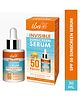 Iba Invisible Sunscreen Serum SPF 50 PA+++ with Hyaluronic Acid & Vitamin C, 30ml | Protects From UVA & UVB Rays | Brightens & Moisturizes | Lightweight | No White Cast & Paraben | For All Skin Types