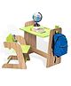 Alex Daisy Texas Height Adjustable Kids Study Table and Chair Set - Green